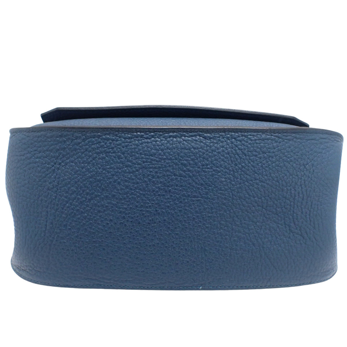 Gypsier 28, Triomphe Clemence leather, deep blue, silver hardware, Y hallmark.