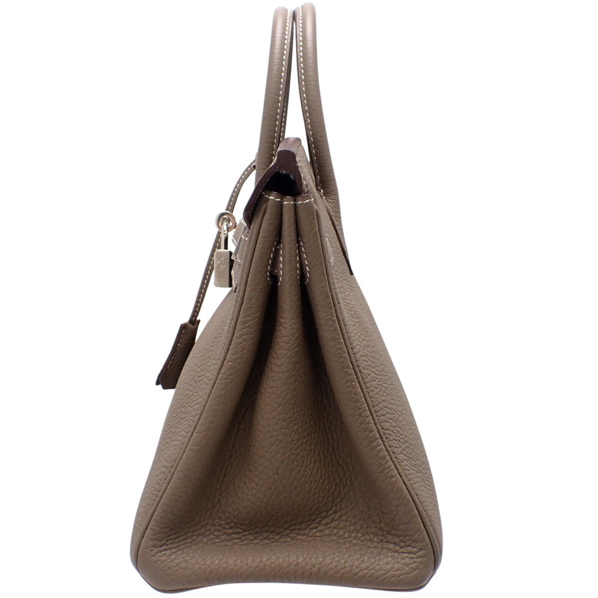 Birkin 25 Togo Etoupe/Etoupe 银色五金 Z 印记