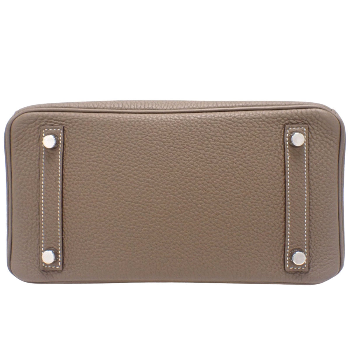 Birkin 25 Togo Etoupe/Etoupe 银色五金 Z 印记