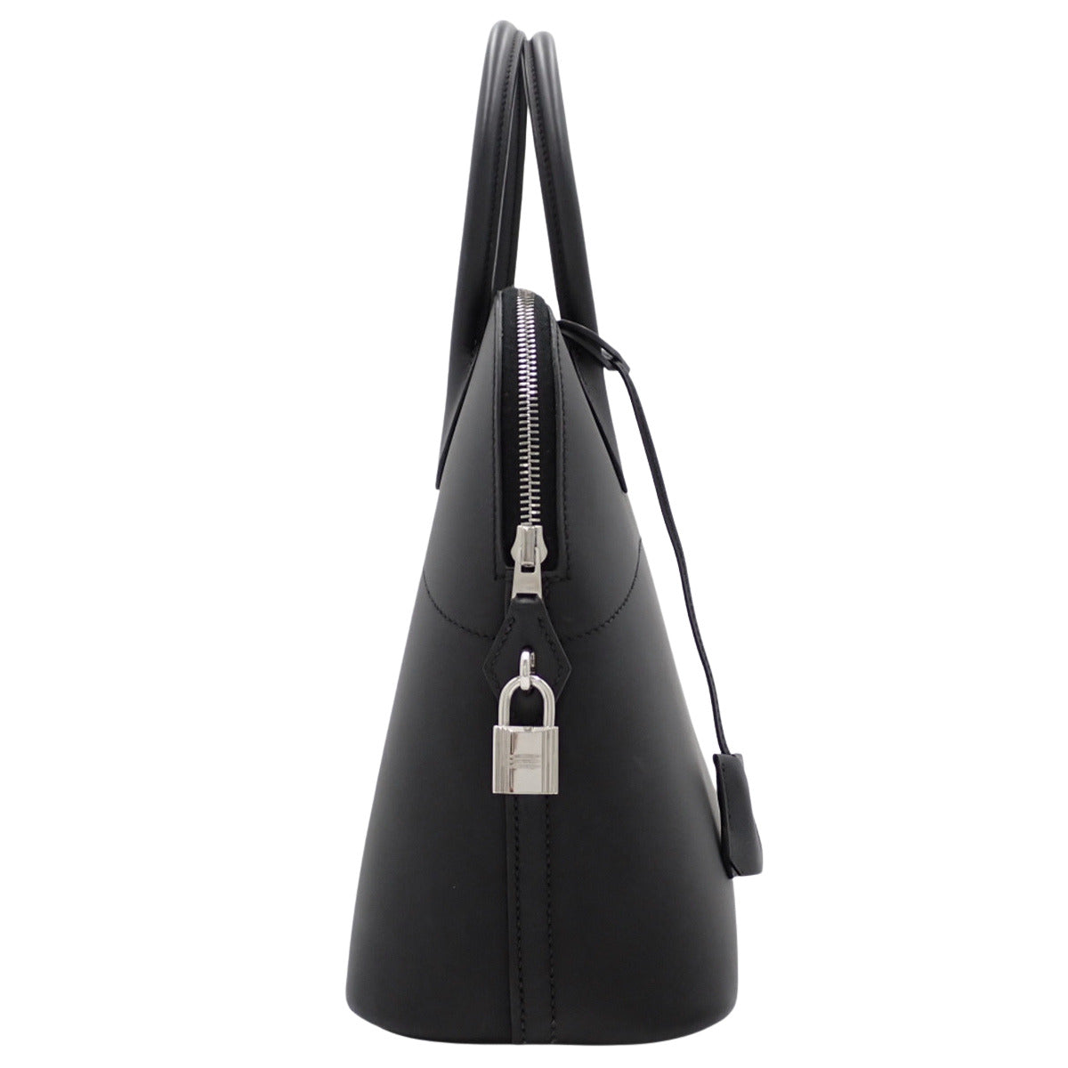 Bolide 31 Veau Chamonix,钯金和银色五金配件,黑色,带□I印记