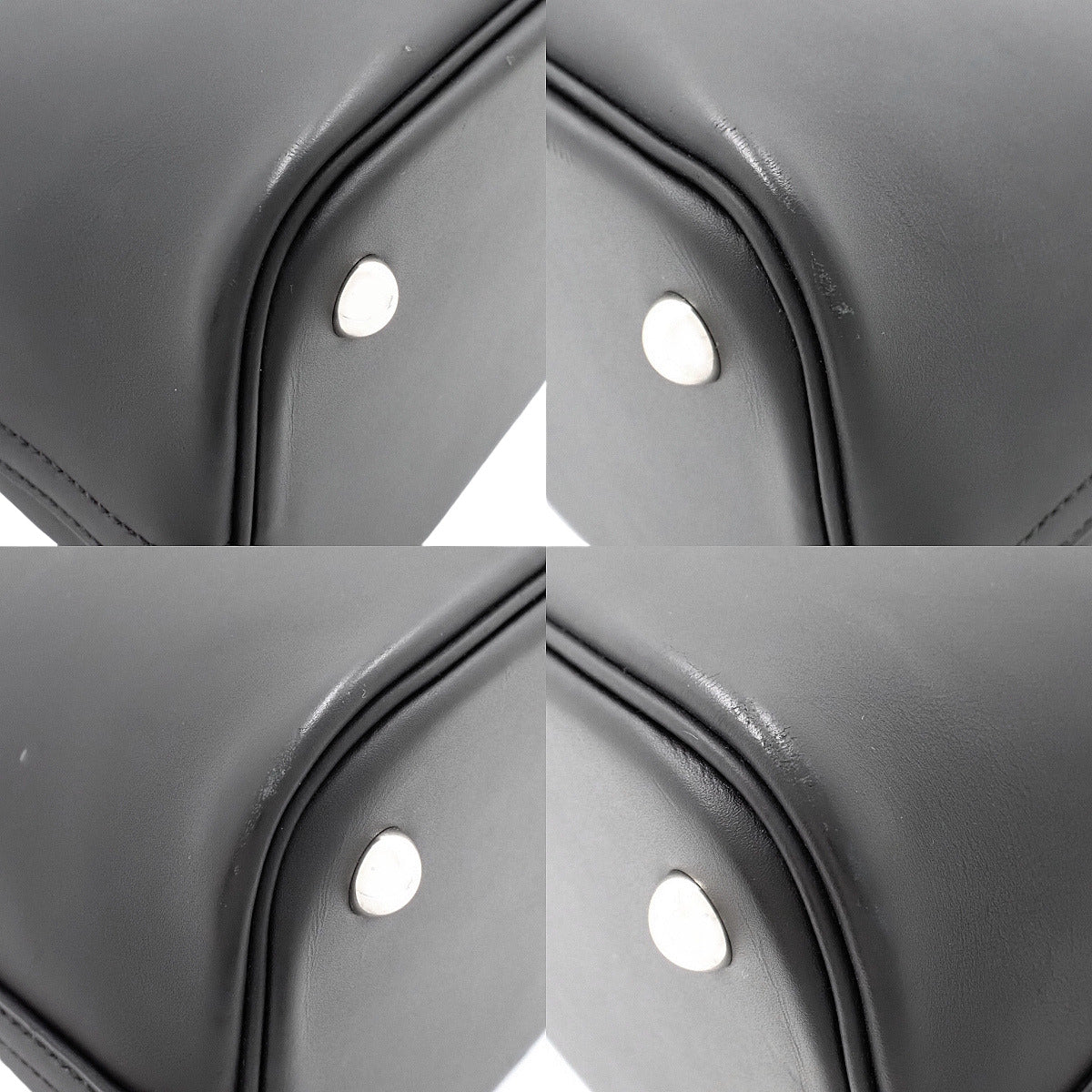 Bolide 31 Veau Chamonix,钯金和银色五金配件,黑色,带□I印记