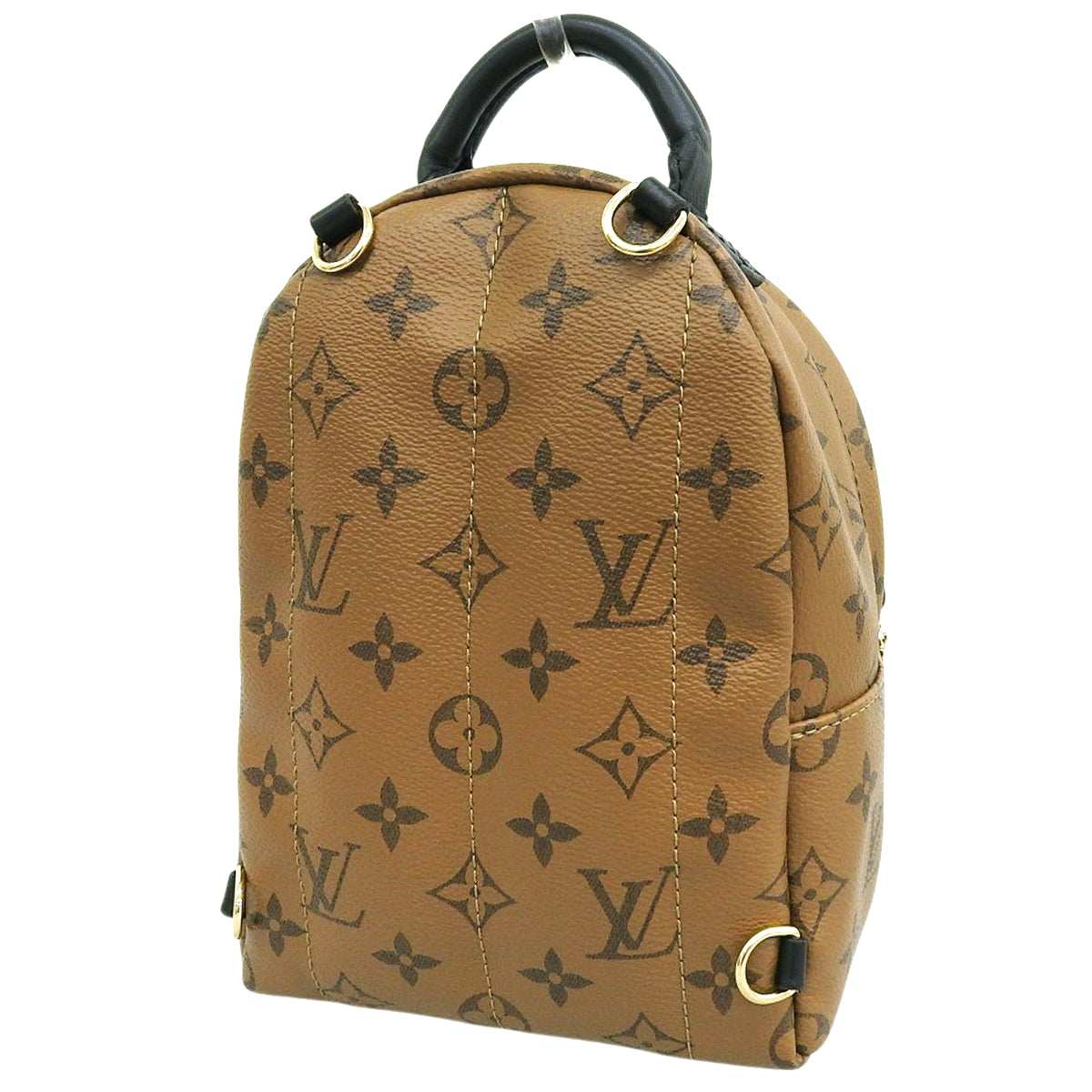 Monogram/Monogram Reverse Palm Springs Mini Backpack in Monogram Canvas and Monogram Reverse Canvas, Brown, M44872
