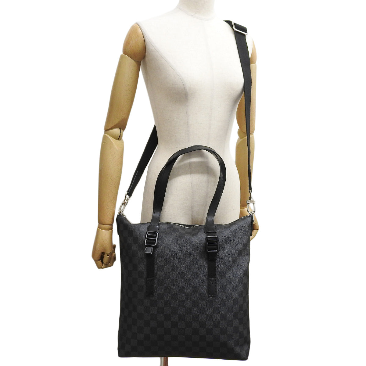 Damier Graphite Skyline Tote Bag Black/Grey N41456