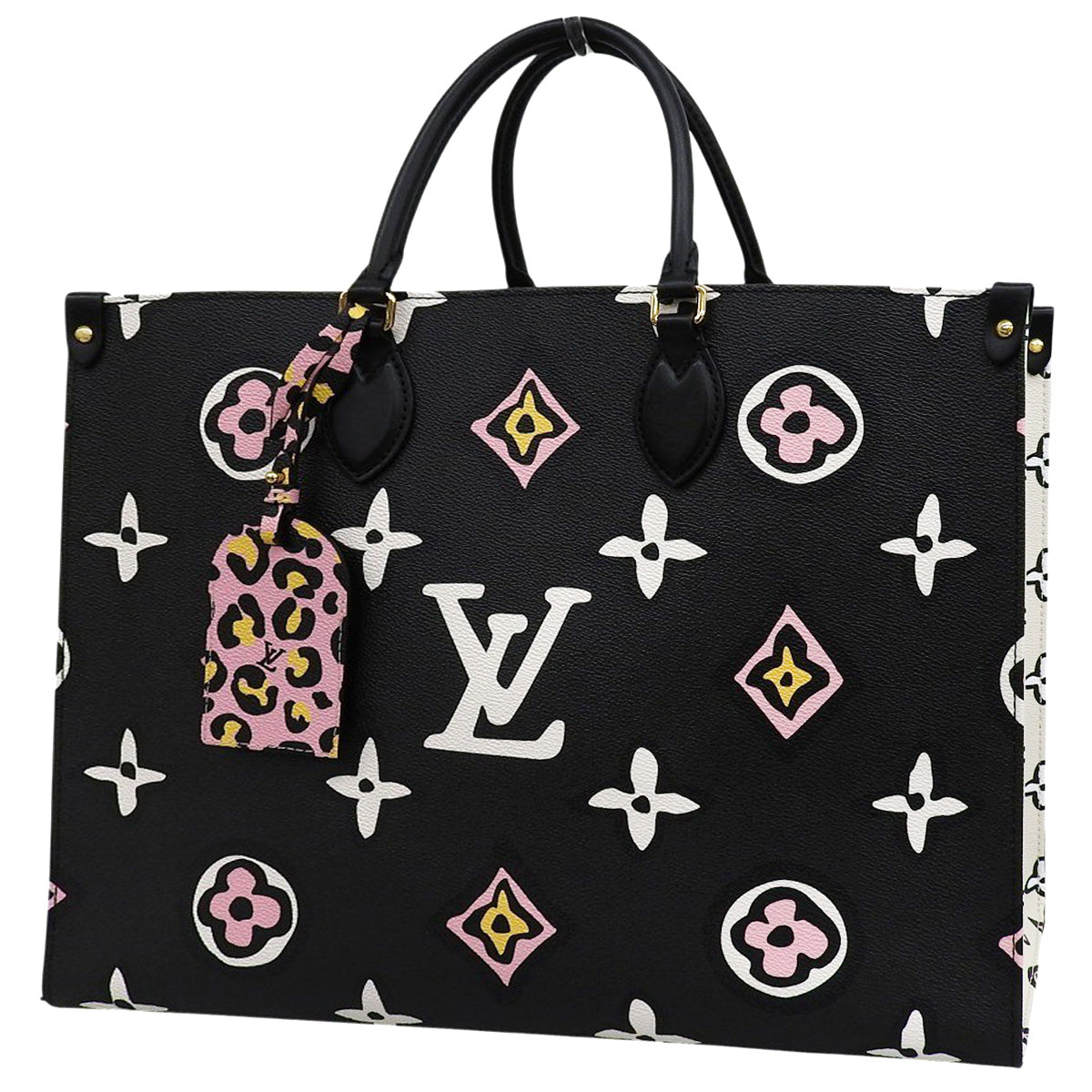 Wild at Heart On the Go GM PVC Noir/Pink Leopard M45815 Capsule Collection