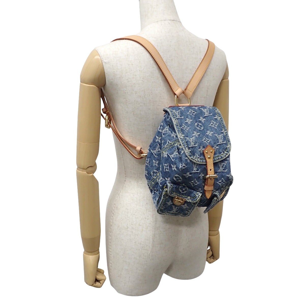 Monogram Denim Sac Do PM M95057