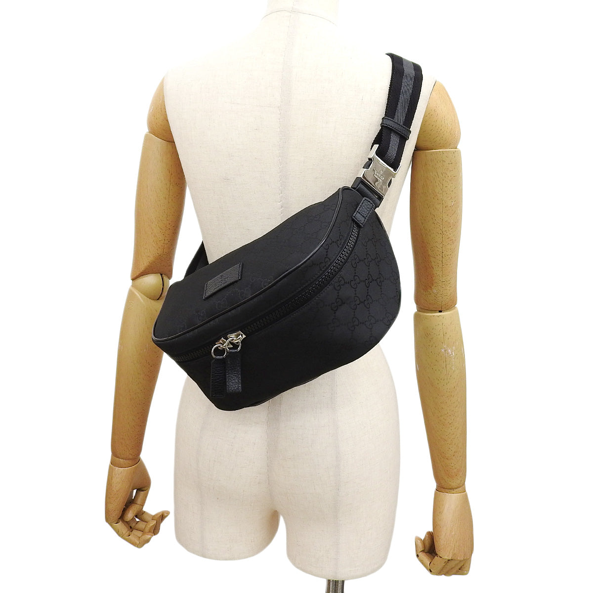 GG Body Bag GG Nylon Black 449182