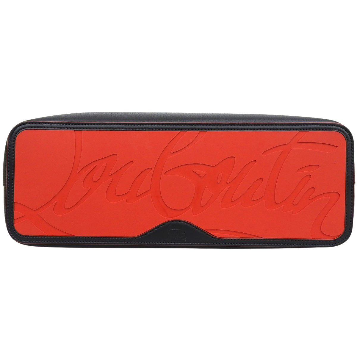 Cabata Calfskin Black Red 3205218CM53 Cabata Tote Shoulder Bag with Studs