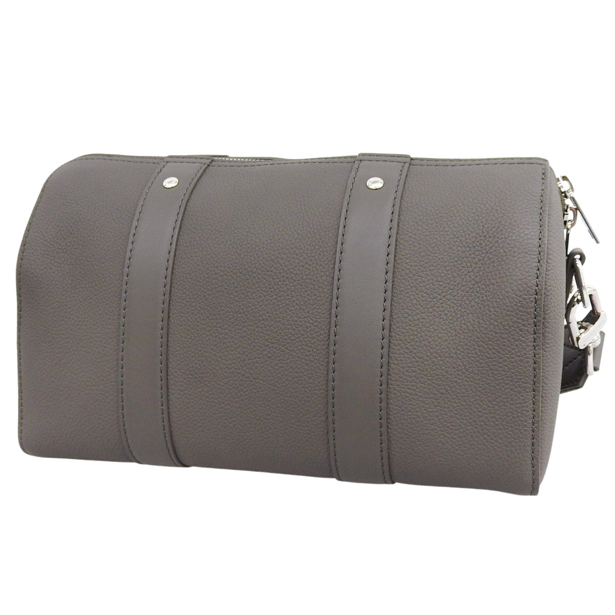 Aerogram City Keepall 旅行包,Taurillon 皮革材质,灰色,M59328