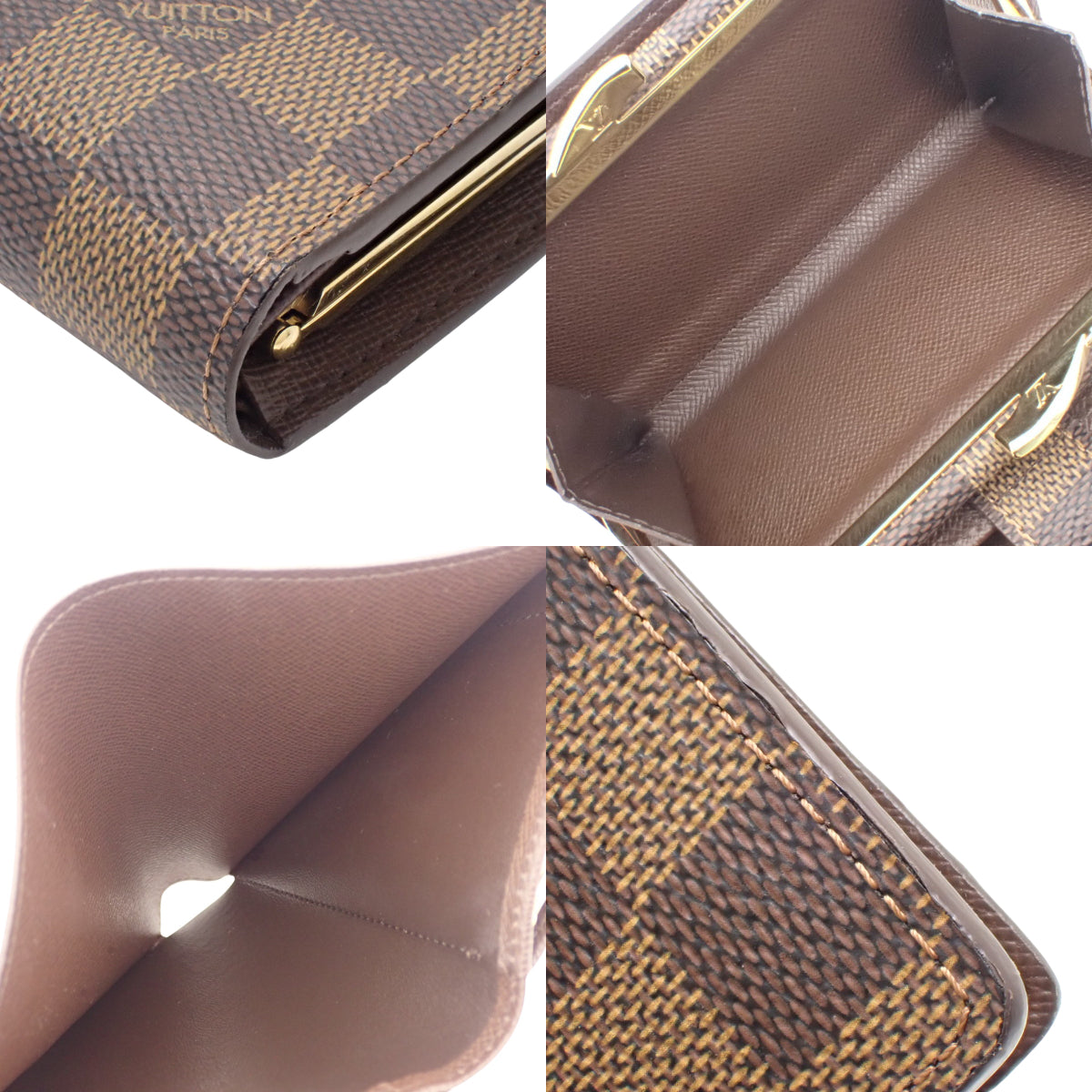 Damier Ebene Viennois Portefeuille Brown N61674