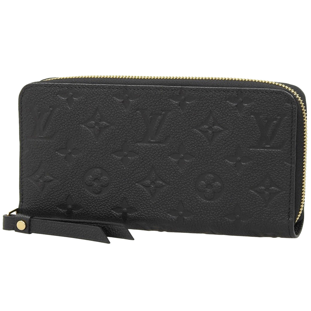 Monogram Empreinte Zippy Wallet in Monogram Empreinte Noir, M60571, Round Zipper Long Wallet, Old Model
