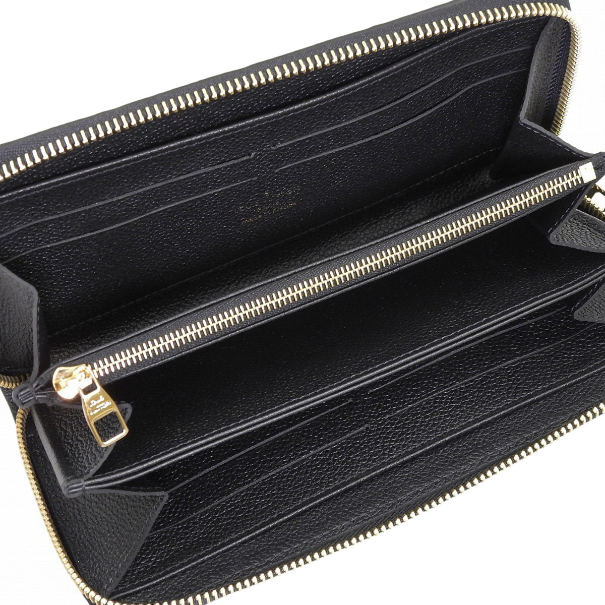 Monogram Empreinte Zippy Wallet in Monogram Empreinte Noir, M60571, Round Zipper Long Wallet, Old Model