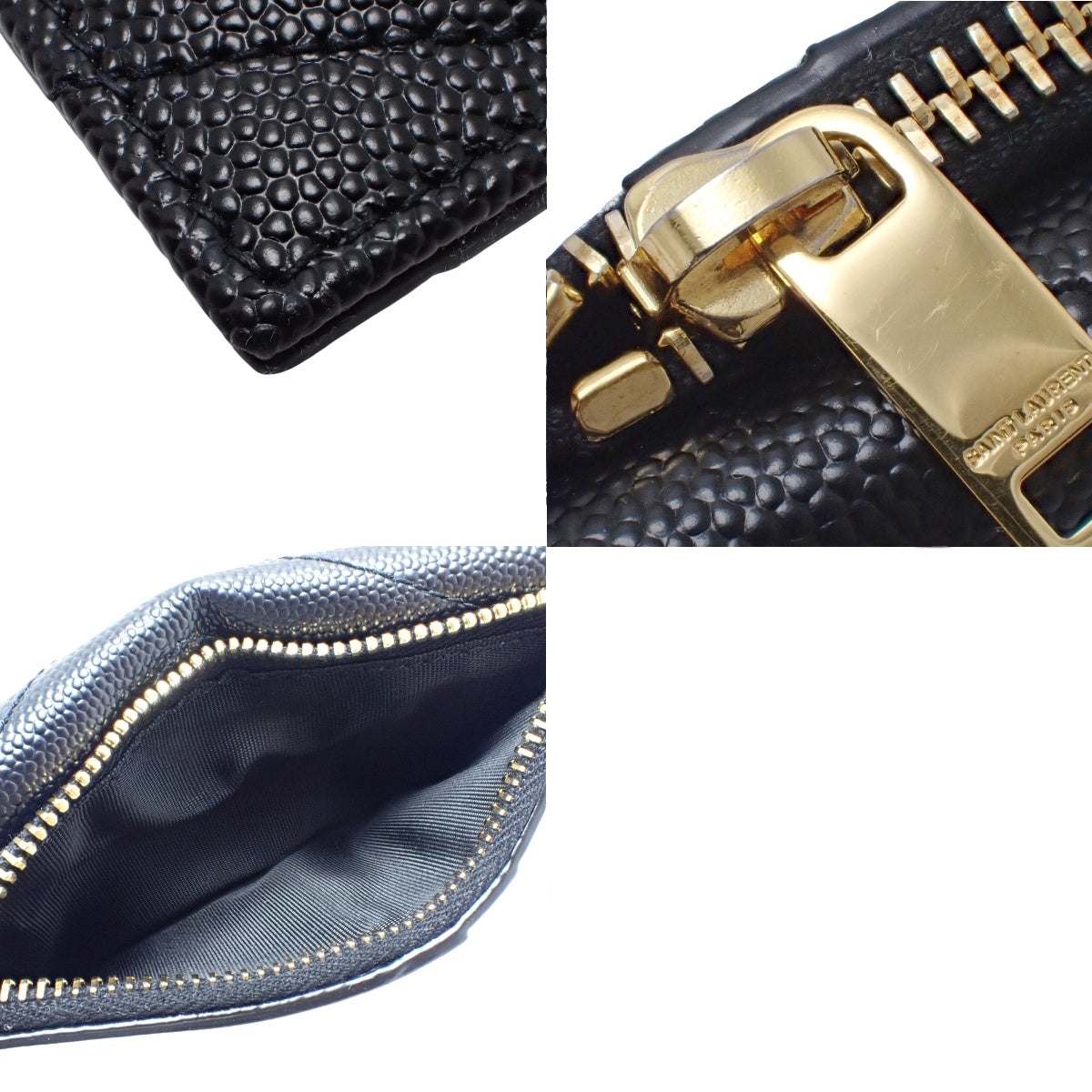 Monogram Fragment压纹皮革翻盖卡包,黑色(612808BOW011000)