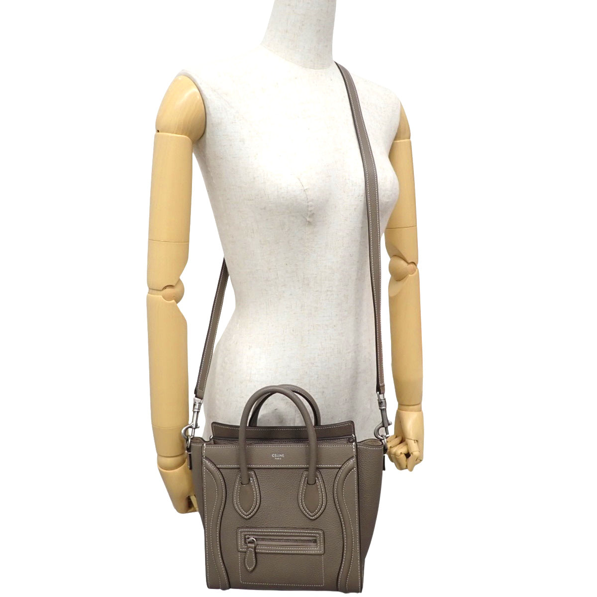 Luggage Nano Shopper 手提包,小牛皮材质,修身款,货号 189243DRU.09SO