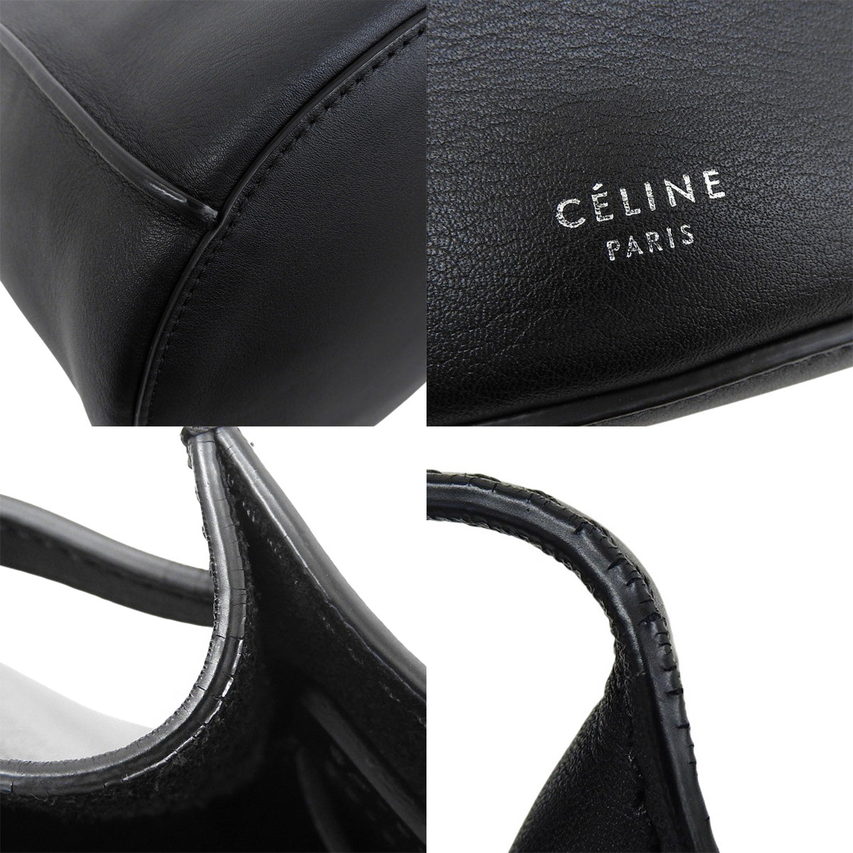 黑色真皮大号水桶包 183343