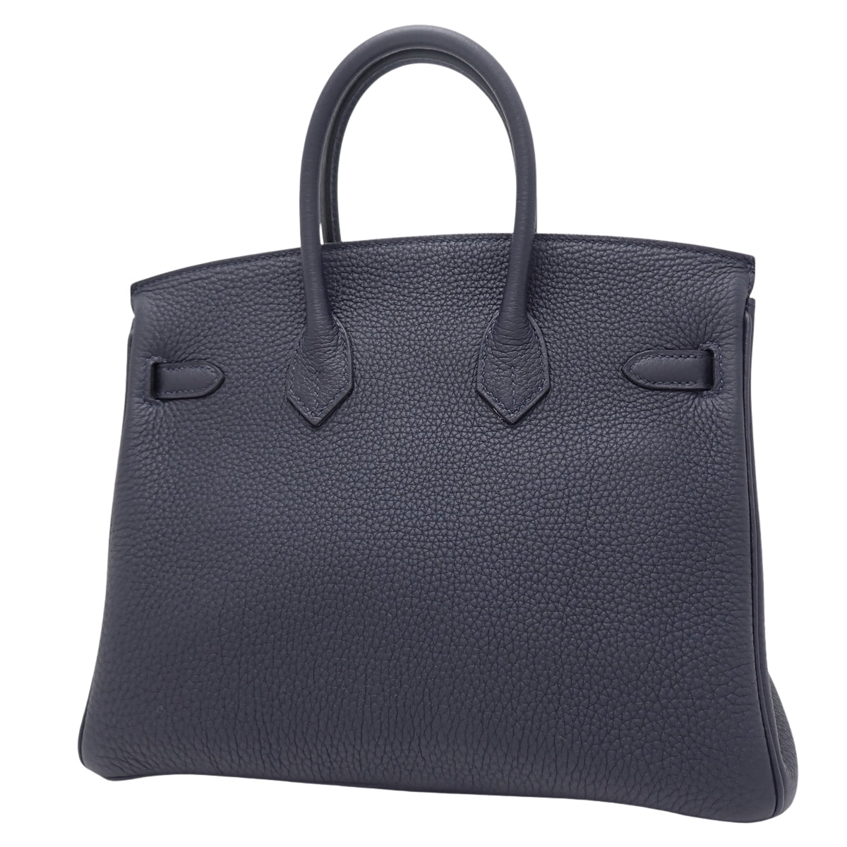 Birkin 25 Togo, Palladium hardware, Bleu Nuit, Silver hardware, A stamp.