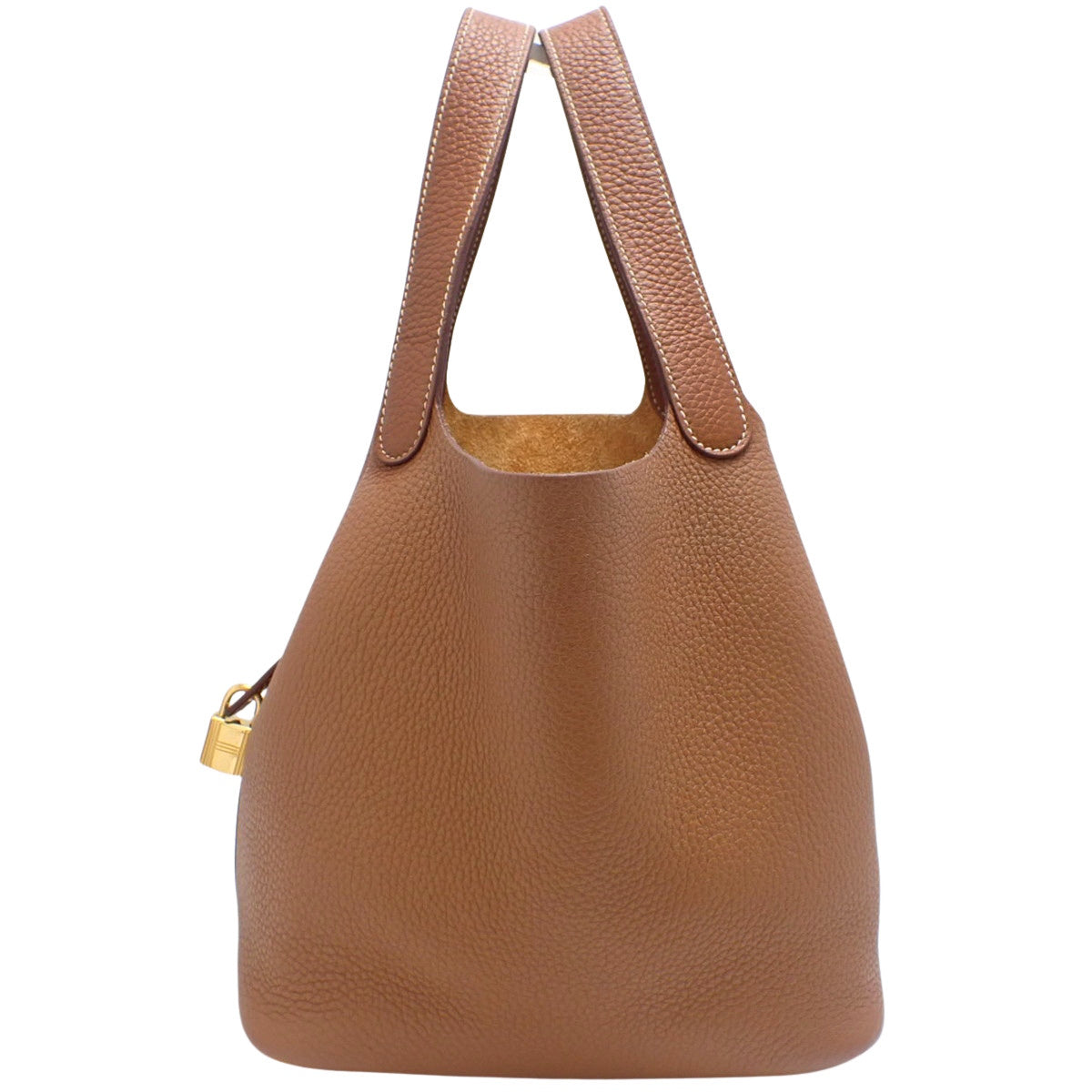 Picotin Lock MM,Taurillon Clemence 皮革,金色五金,B 印记