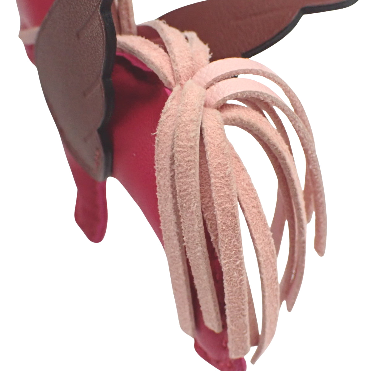 Rodeo Charm Pegasus PM, Agneau Miro Swift, Framboise/Rose Sakura/Rouge Ash, B stamp.