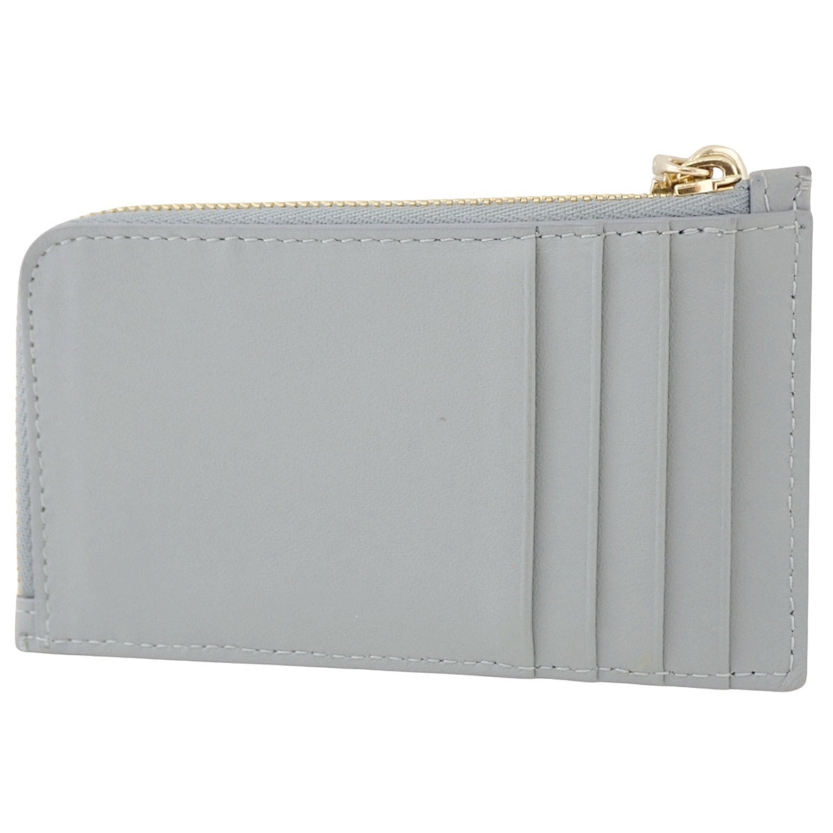 Lady Dior Cosmos Zip Card Holder in Light Blue Lambskin