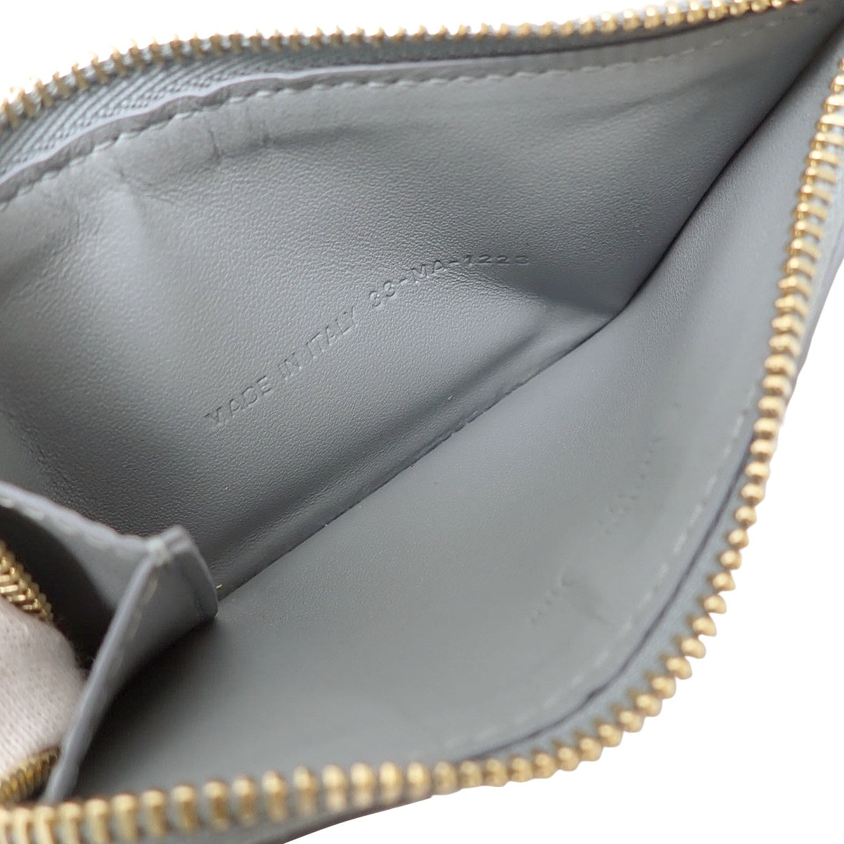 Lady Dior Cosmos Zip Card Holder in Light Blue Lambskin