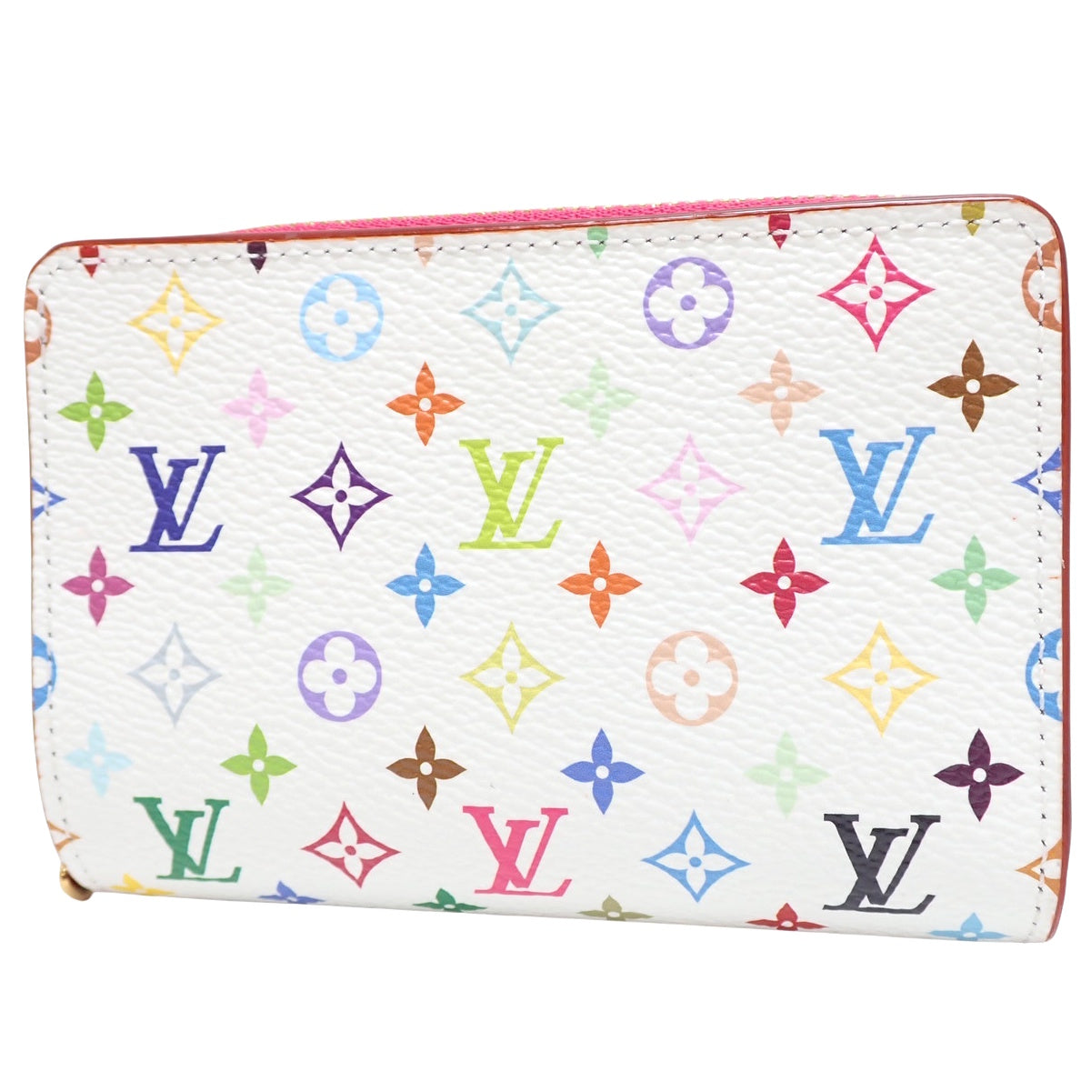 Monogram Multicolore LV×TM Portefeuille Lou Blanc M14093,与村上隆合作款