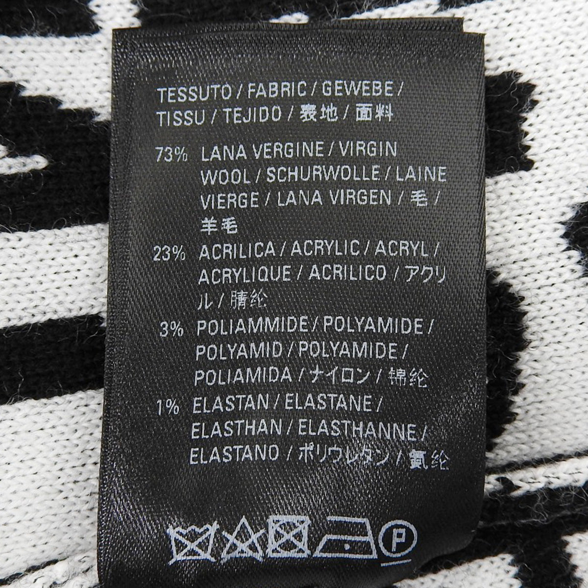 ロゴ タートルネックセーター S