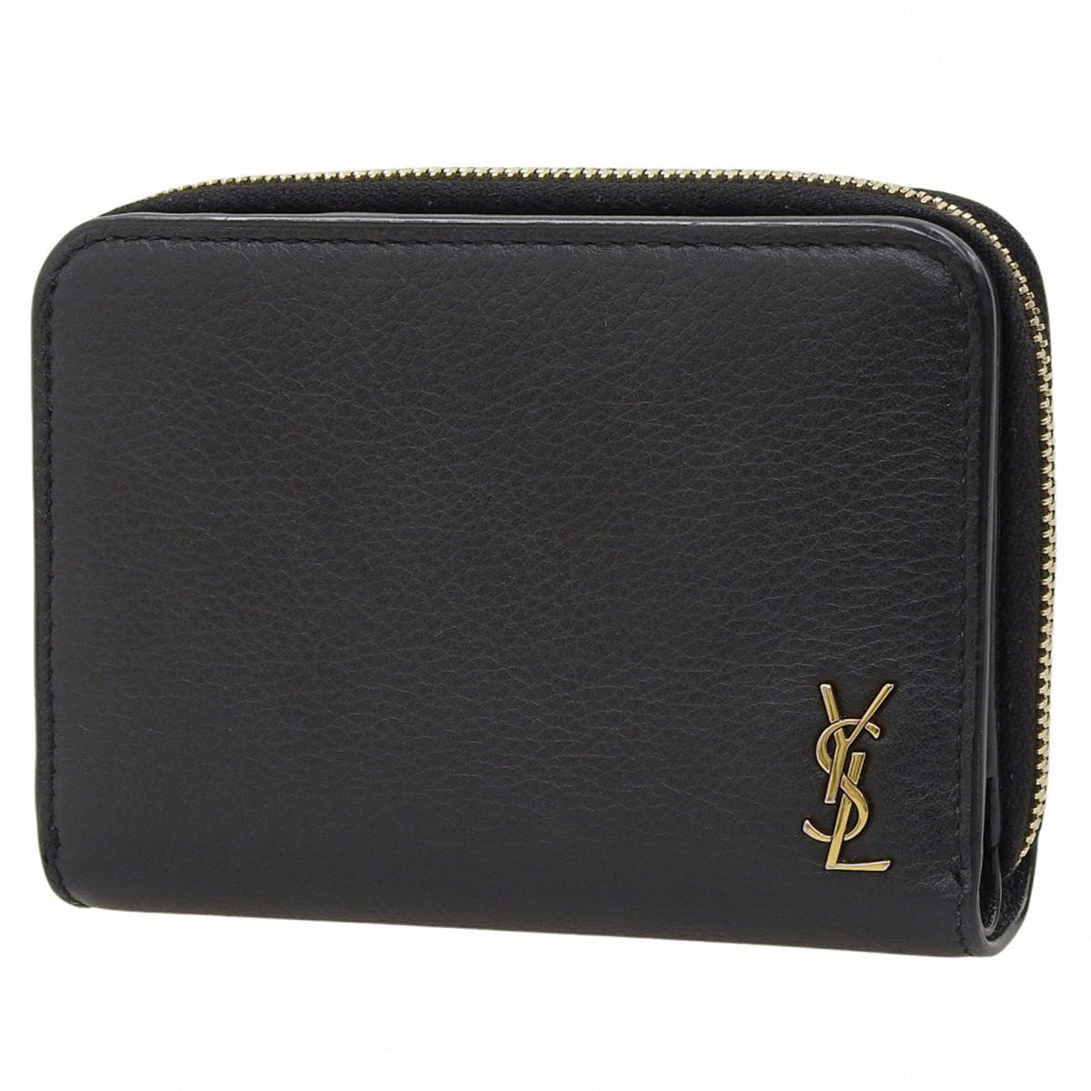 Tiny Monogram Bifold Wallet in Black Leather (GUE635263)
