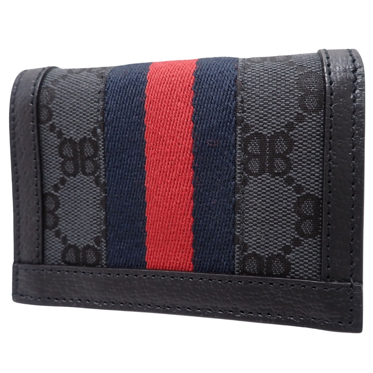 Hacker Project 双折钱包 皮革帆布 黑色 红色 海军蓝 680385 Gucci 联名款