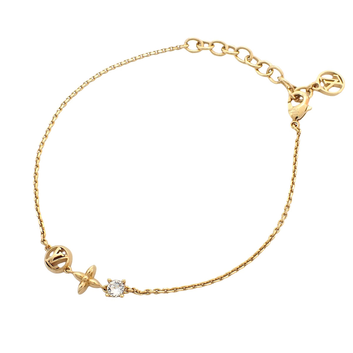 Petit Louis Metal (GP) Strass Bracelet