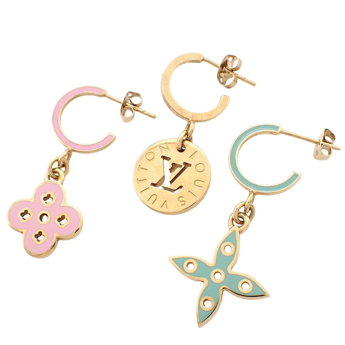 Boucle d'oreille 金属环形耳环 (GP)