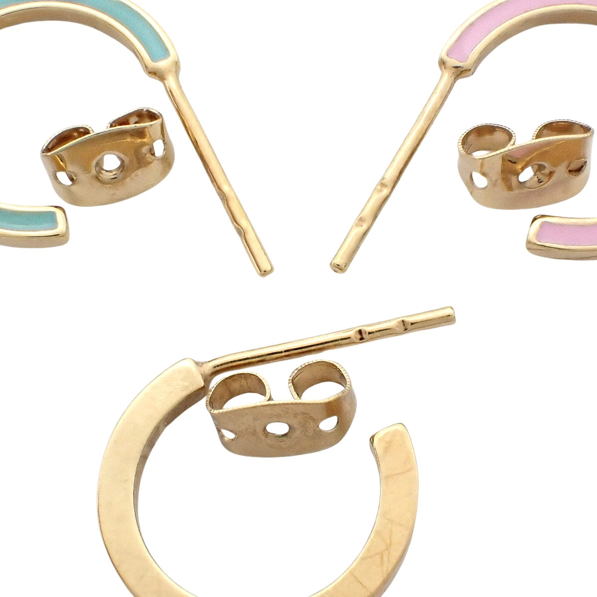 Boucle d'oreille 金属环形耳环 (GP)