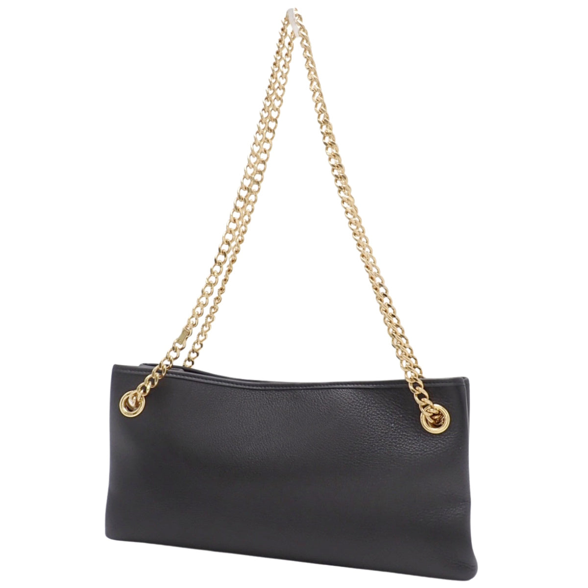 ニュースペーパー ミディアムバッグ カーフ ブラック 114253FDU.38NO