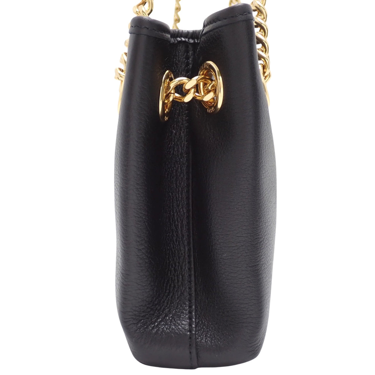 ニュースペーパー ミディアムバッグ カーフ ブラック 114253FDU.38NO