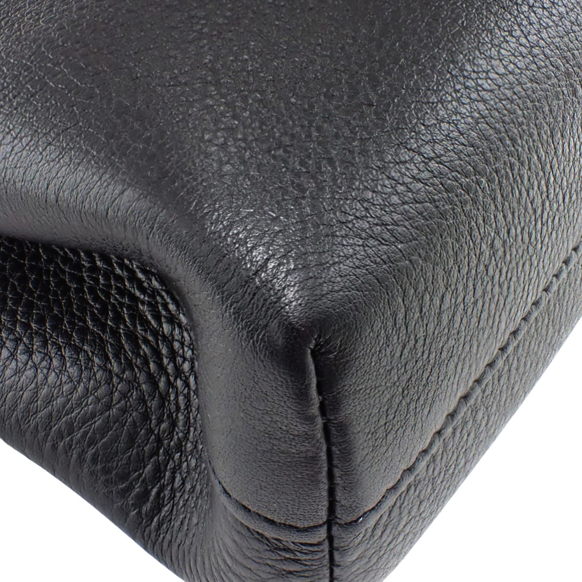 黑色小牛皮报纸包,中号,114253FDU.38NO