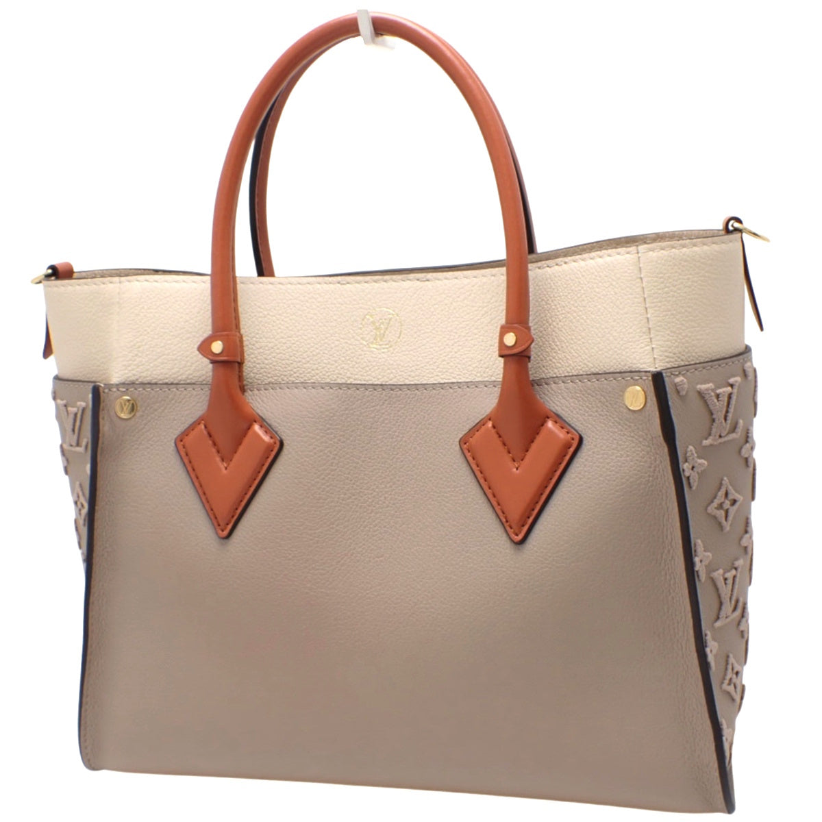 On My Side MM Grained Calf Leather Nappa Leather Gale M53825