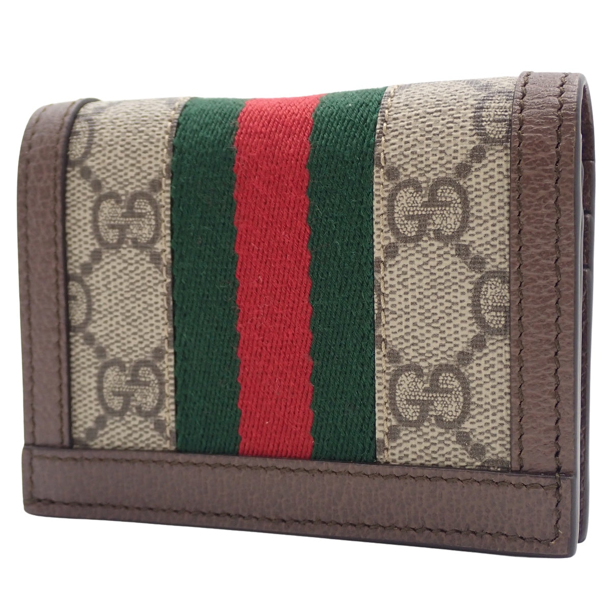 Ophidia GG 卡包 GG Supreme 米色/乌木色 523155