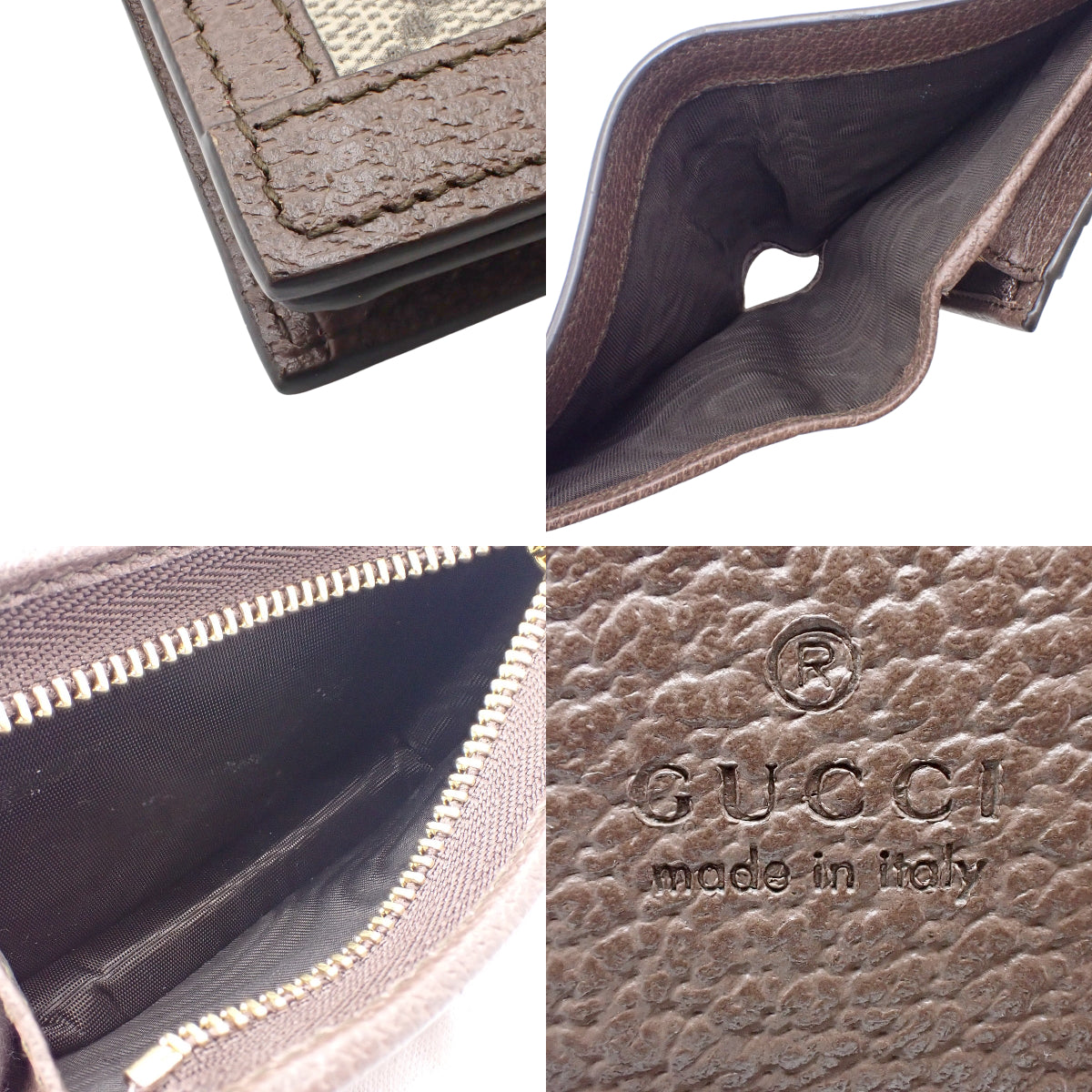 Ophidia GG 卡包 GG Supreme 米色/乌木色 523155