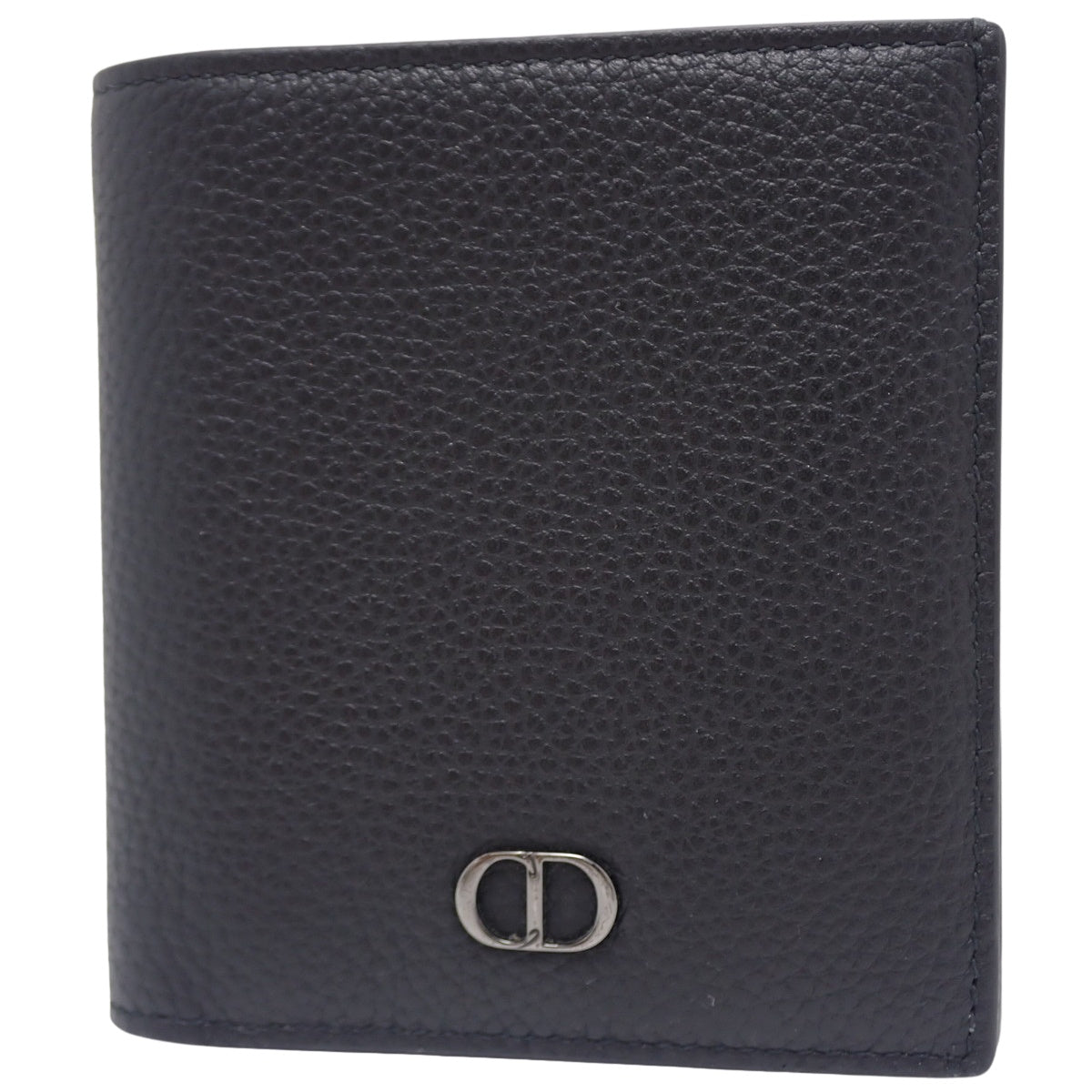 CD Icon バーティカル 2つ折りウォレット グレインドカーフスキン ブラック 2ESBH072CDI_H00N