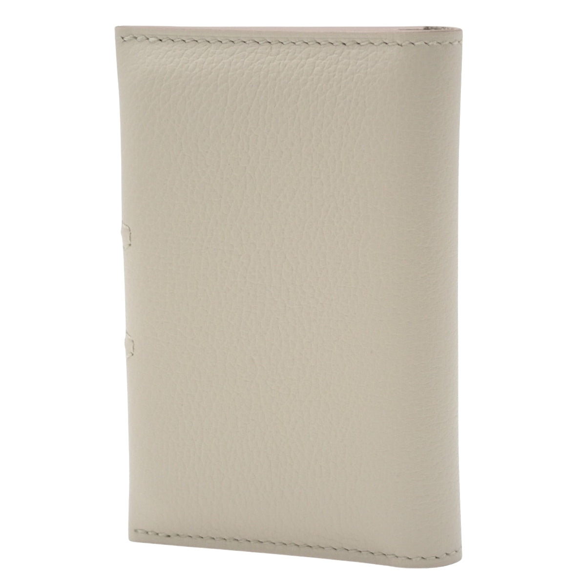 RMS Card Holder, Evercolor Beton, Silver Hardware, W Engraved