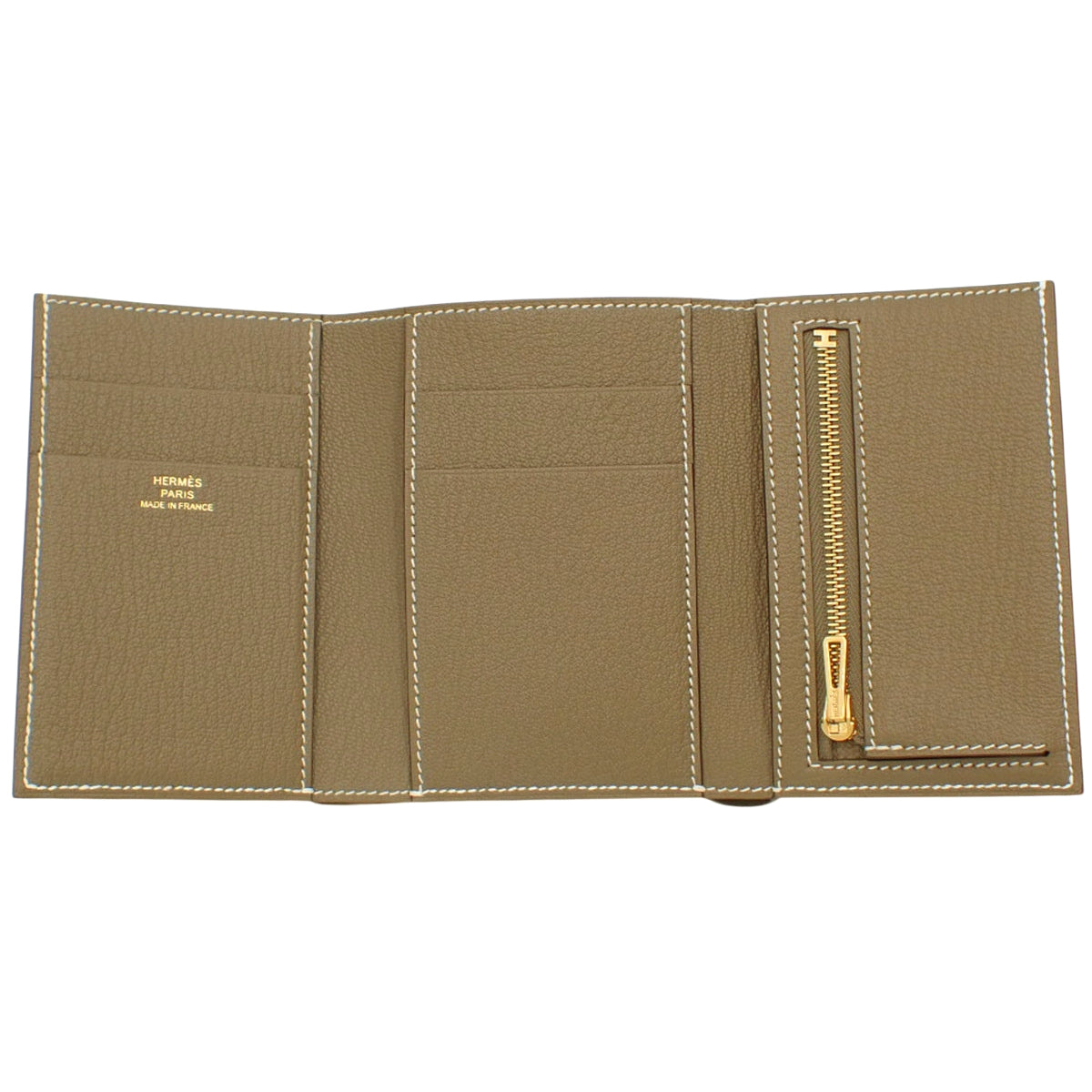 Bearn Combination Chevre Etoupe Gold Hardware B Stamp