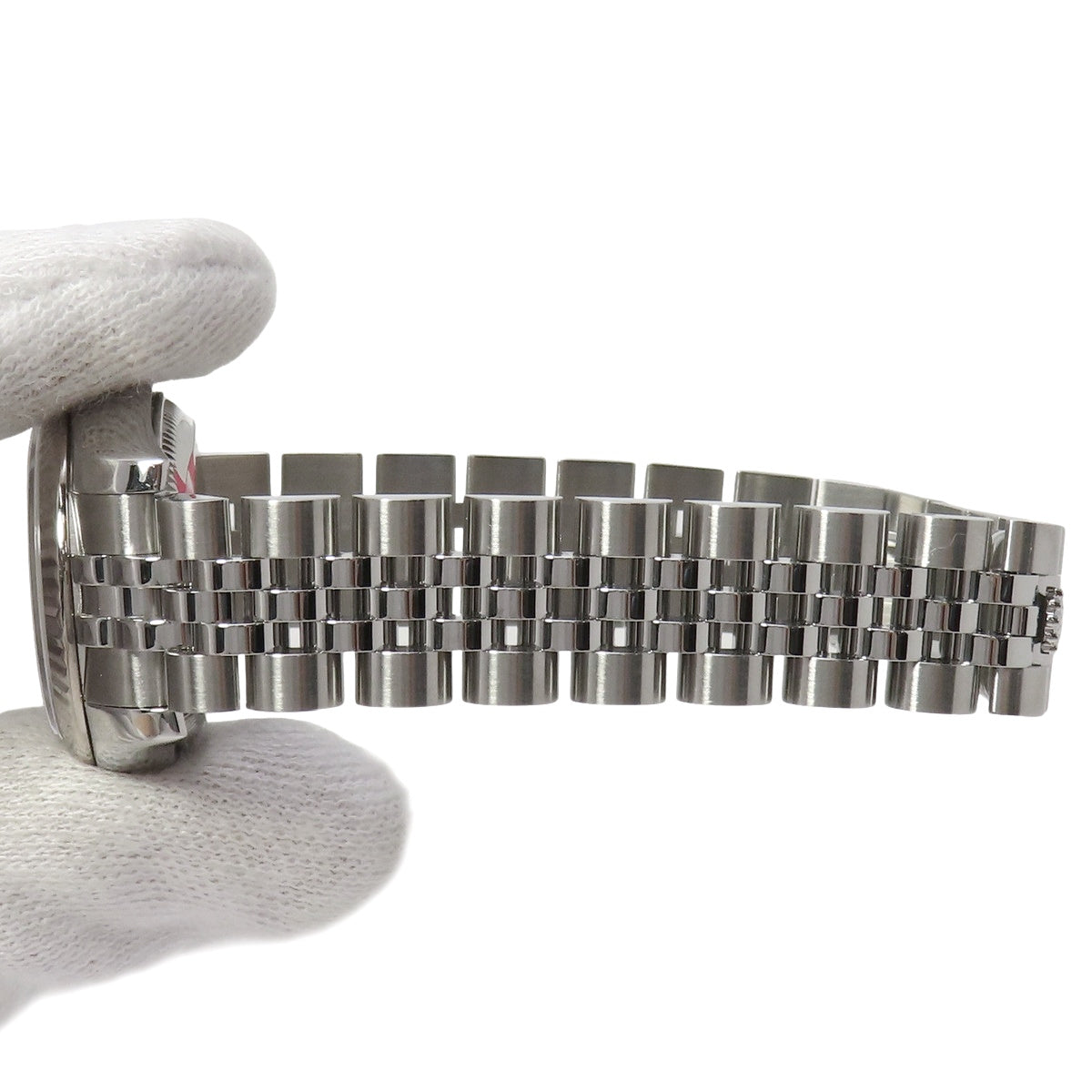 Datejust 10pt Diamond 179174G WG/SS D-serial Computer Dial Black Automatic Ladies