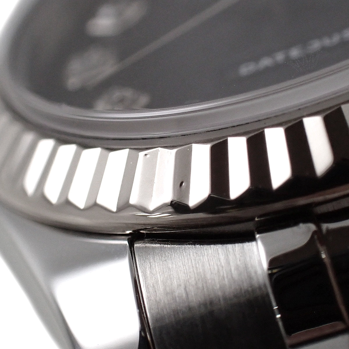 Datejust 179174G White Gold/Stainless Steel, D-number, Computerized Dial, Black, 12PD, Automatic, Women's