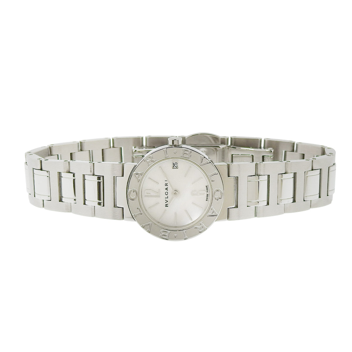 Bvlgari Bvlgari BB23SS SS Shell Dial White Quartz Women's