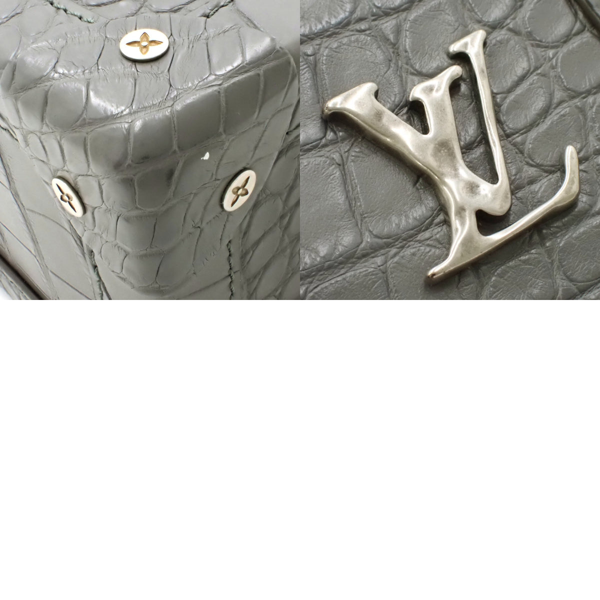 ソフトトランク クロコダイル グレー