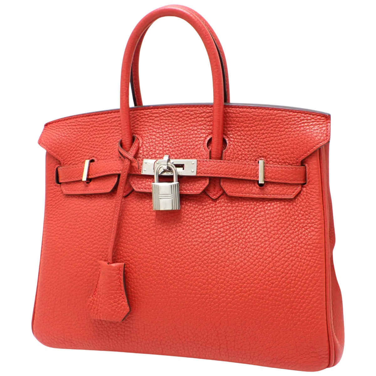 バーキン25 トゴ ルージュカザック シルバー金具 □P刻印