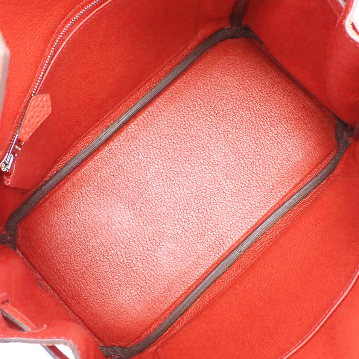 バーキン25 トゴ ルージュカザック シルバー金具 □P刻印