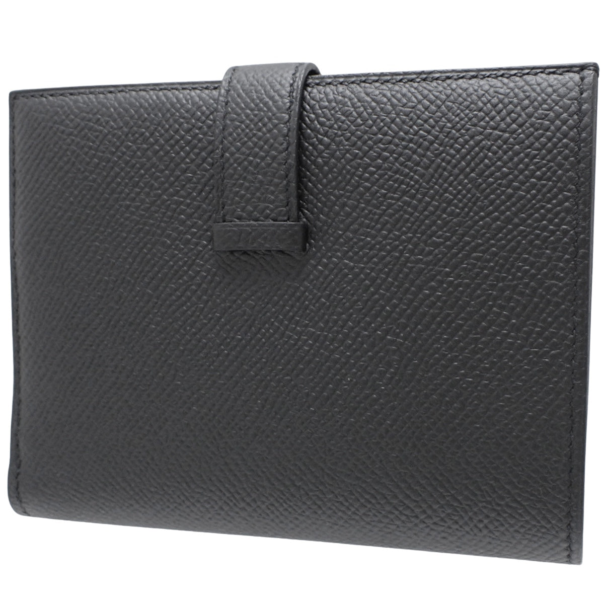 Be'an Compact, K stamp, Epsom leather, black, gold hardware.