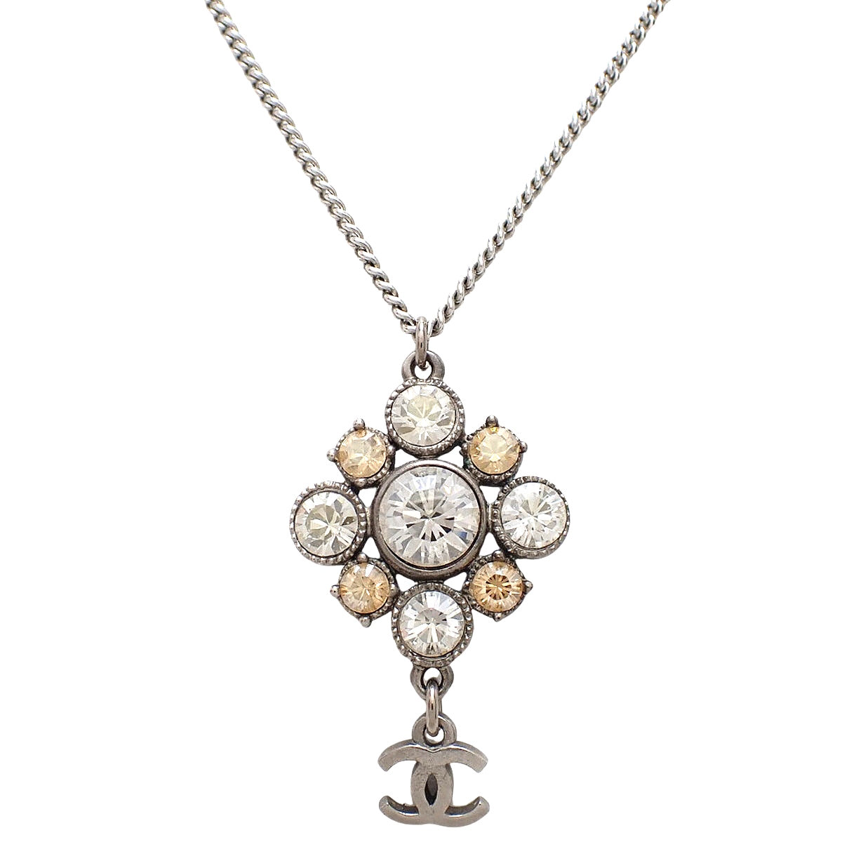 Coco Mark 莱茵石项链 金属莱茵石