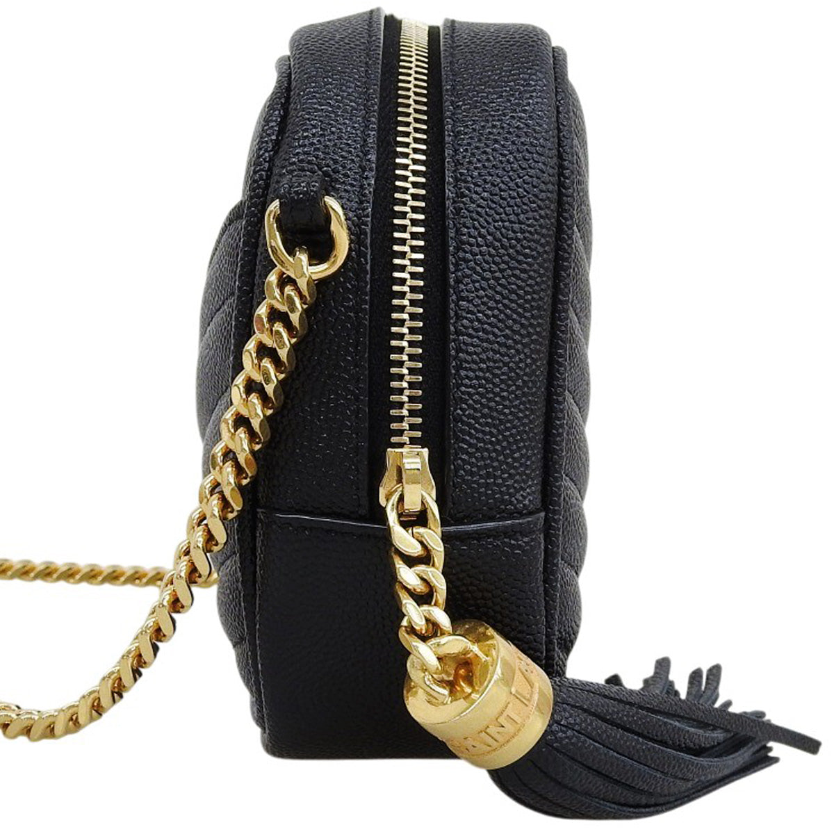 ルー ミニ バッグ レザー ブラック 618057