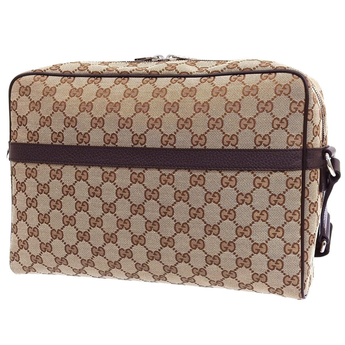 GG帆布单肩包 GG帆布 米棕色 449173