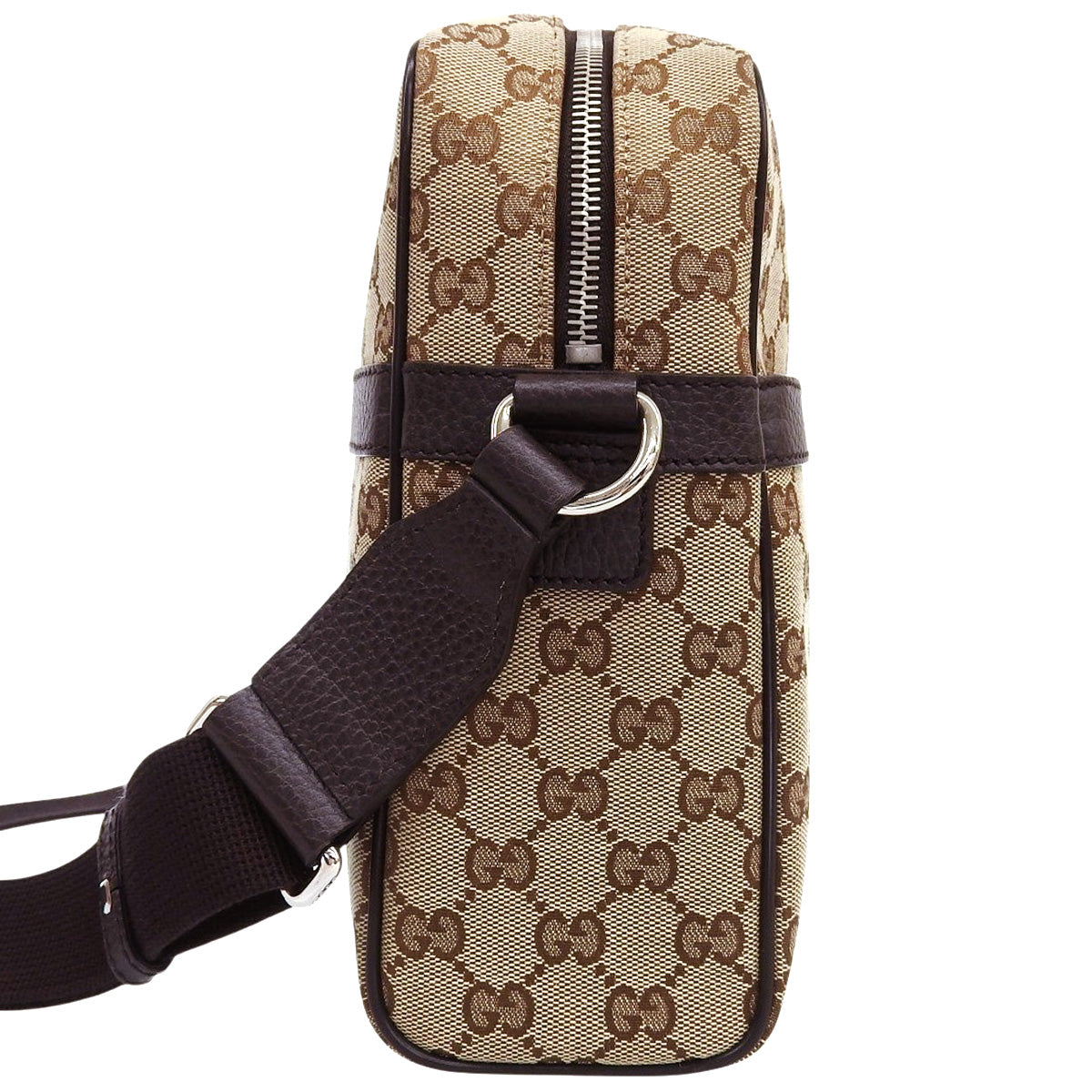 GG Canvas Shoulder Bag GG Canvas Beige Brown 449173